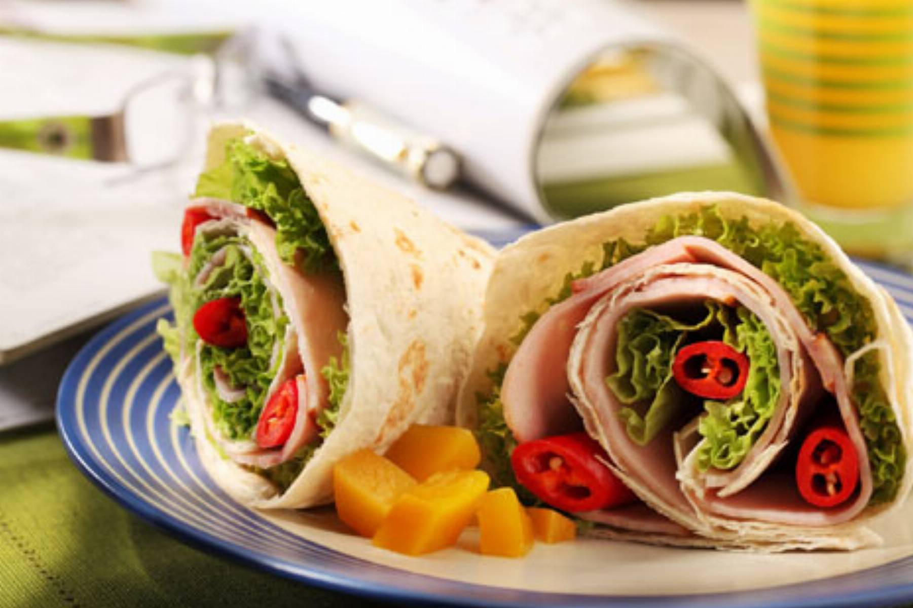 Tortilla ze szpinakiem i schabem fot. ZM Pekpol