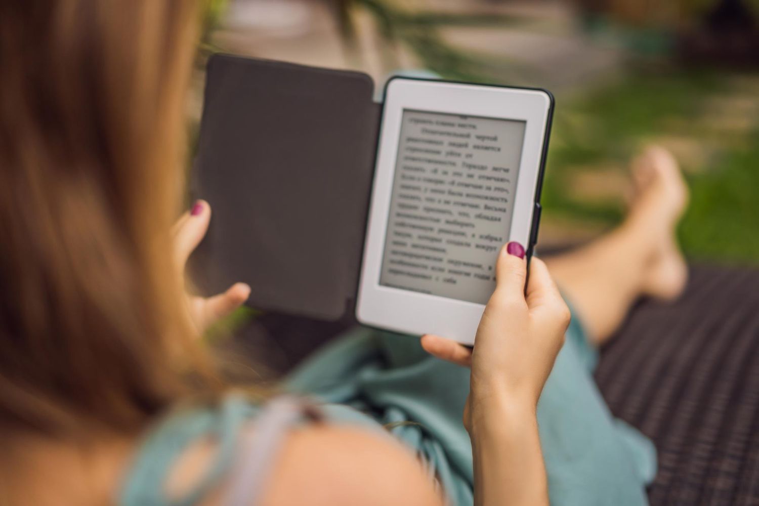 czytanie e-booków na czytniku elektronicznym