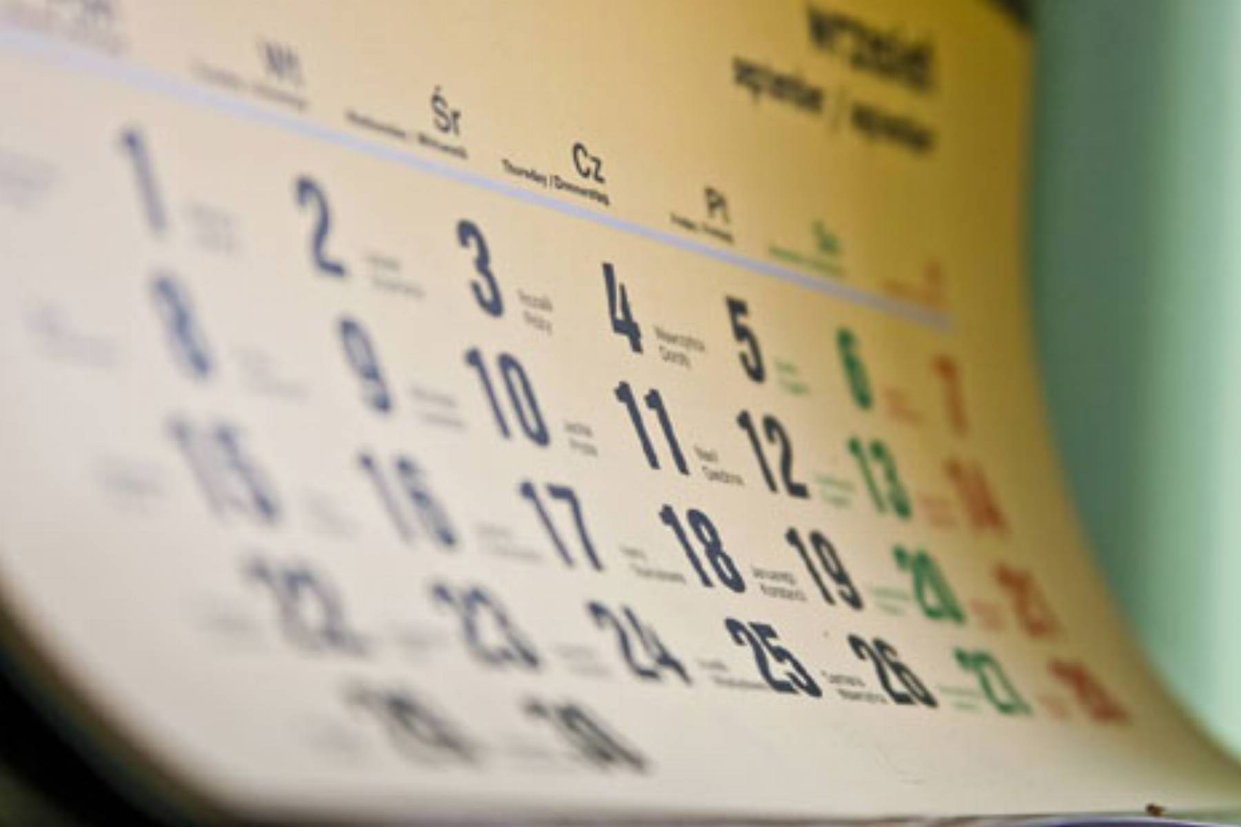 Kalendarz smakowitych swiat