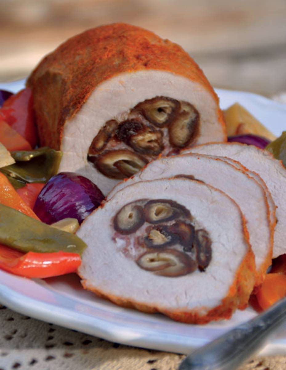 Schab faszerowany