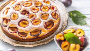 Ciasto śliwkowo-gruszkowe