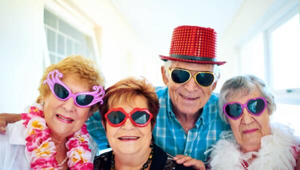 dziadek babcia hippisi