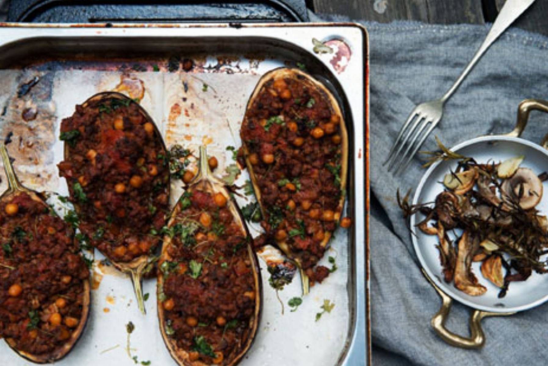 Baklazany faszerowane