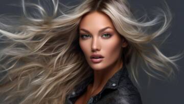 kobieta z pięknymi ustami