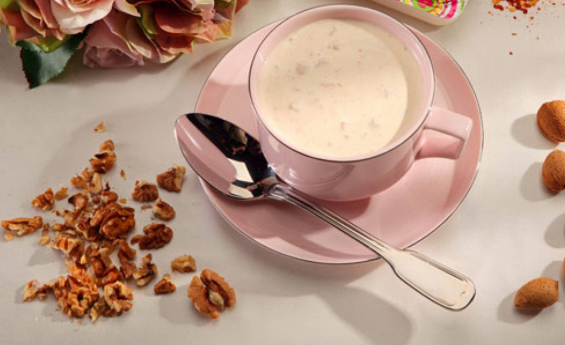 Zupa serowa z szynką i chilli