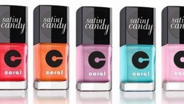 Cukierkowy kolor i satynowe wykończenie! – Nowa kolekcja lakierów do paznokci Coral Satin Candy