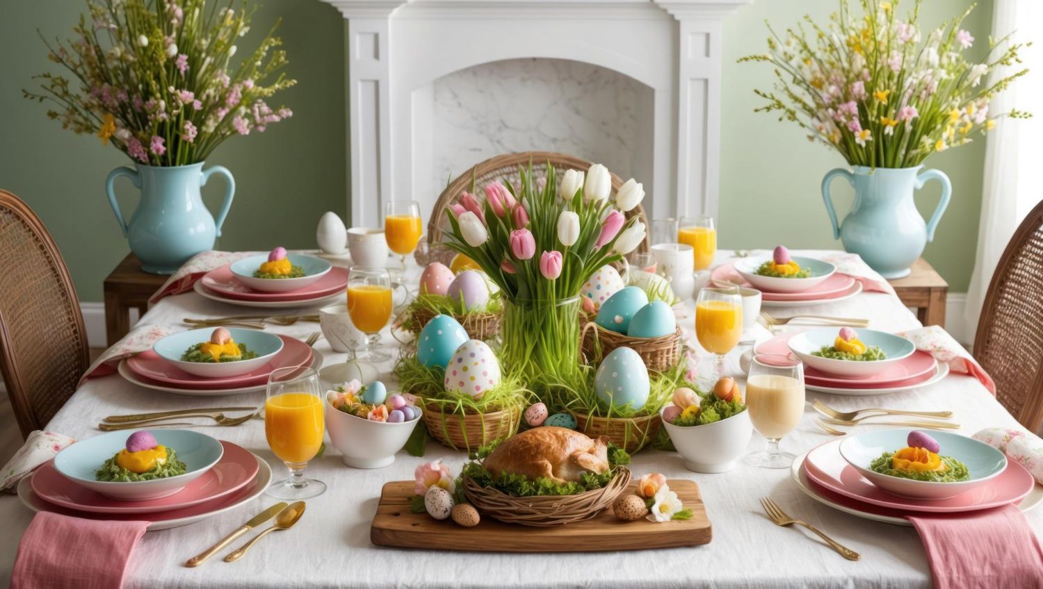 wielkanocny stół