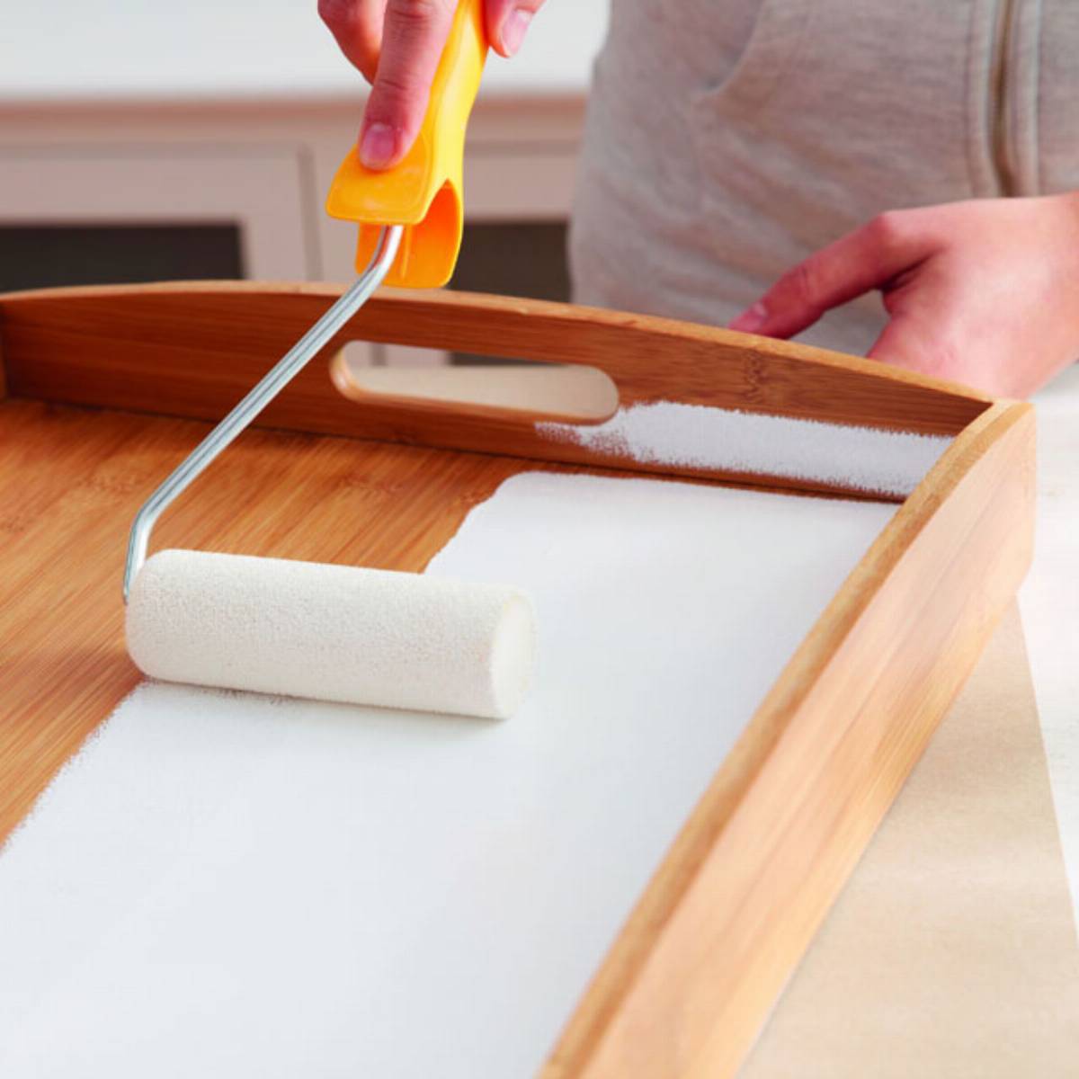 Krok 1 - taca sniadaniowa