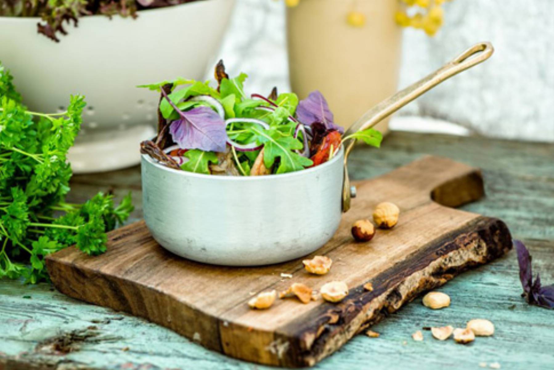 Salatka-z-rukoli-i-grillowanych-boczniakow