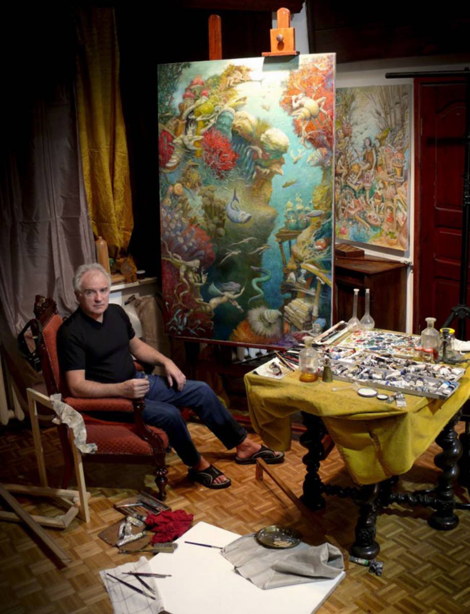 Wlodzimierz Szpinger w pracowni