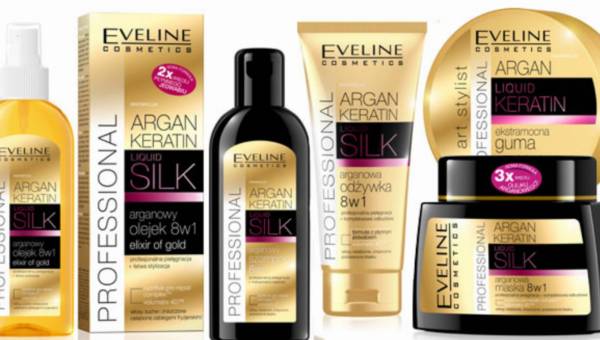 Nowa seria Argan • Keratin • Liquid Silk do pielęgancji włosów od Eveline Cosmetics