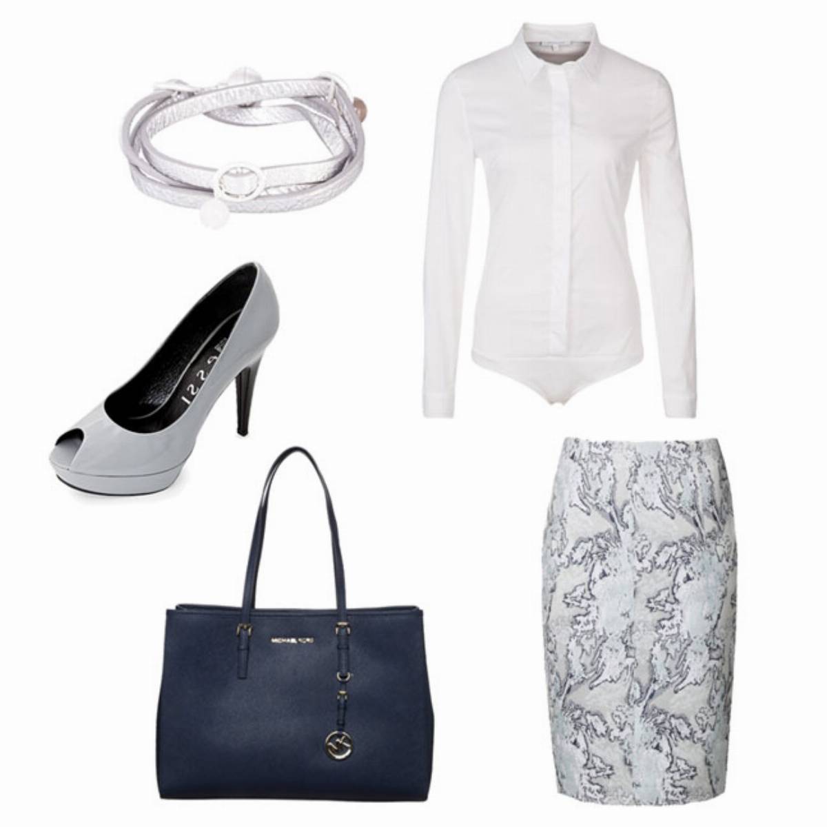 Stylizacja Nessi - na spotkanie do biura