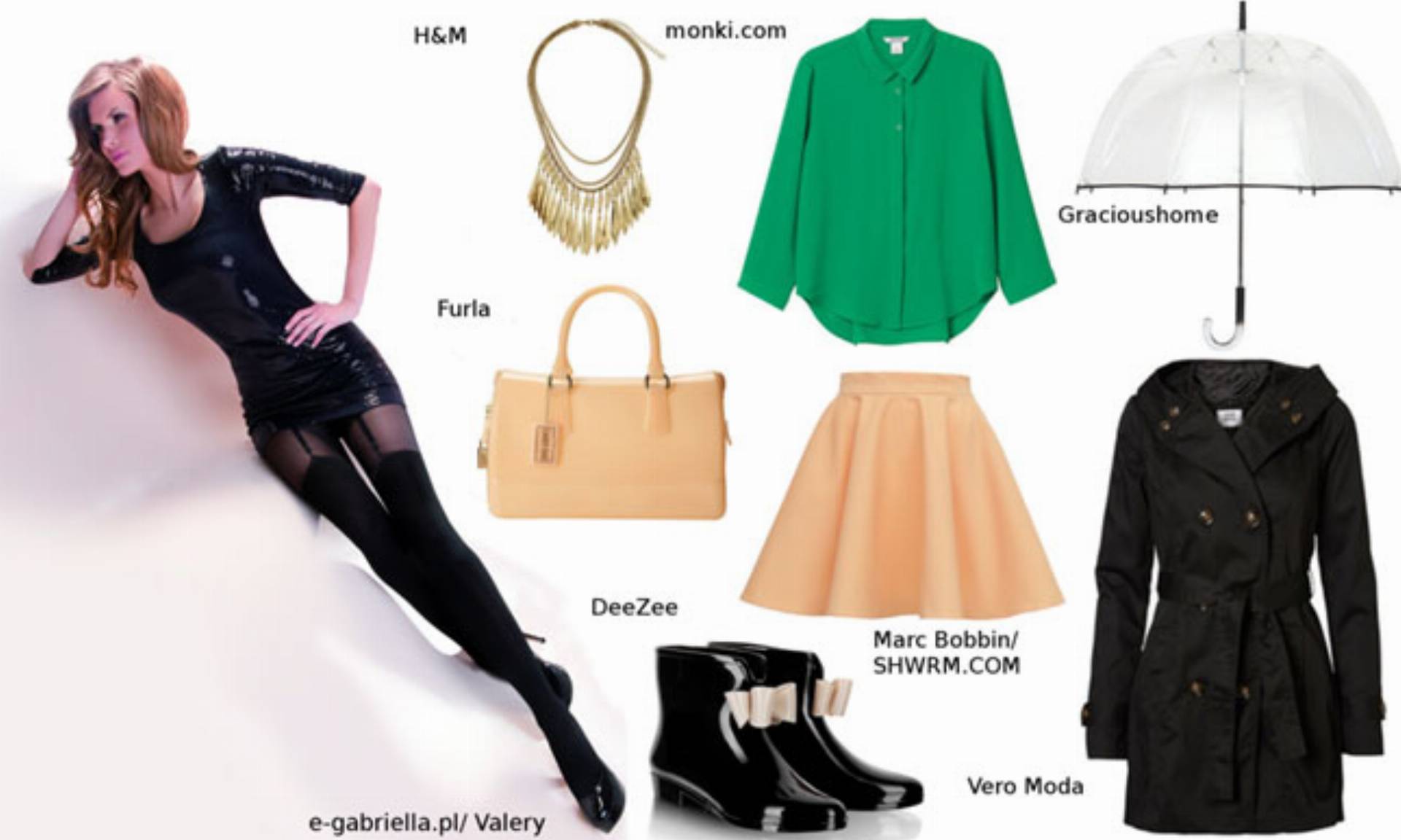 Stylizacja na deszczowe dni - Valery