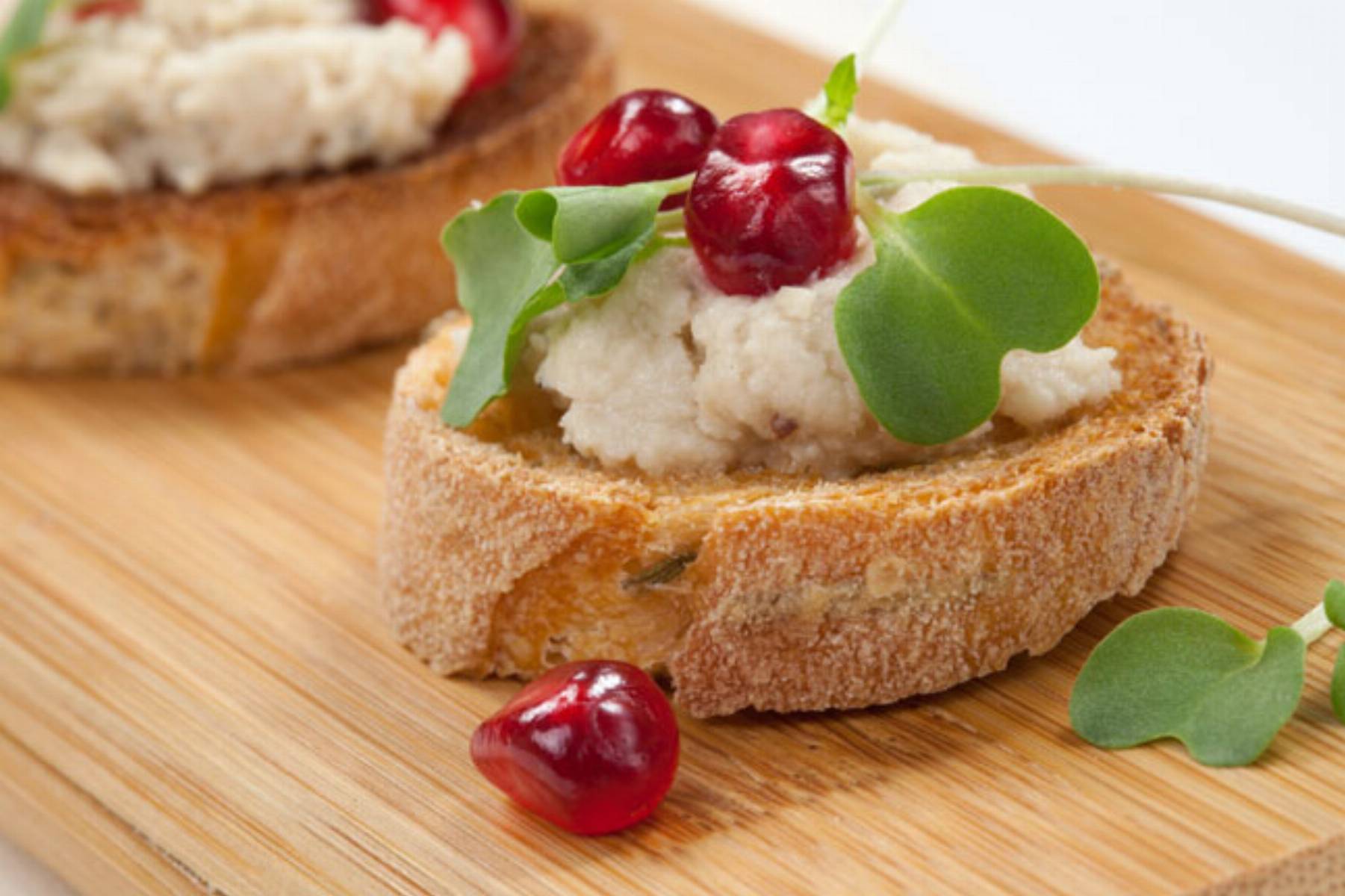 Crostini z twarozkiem