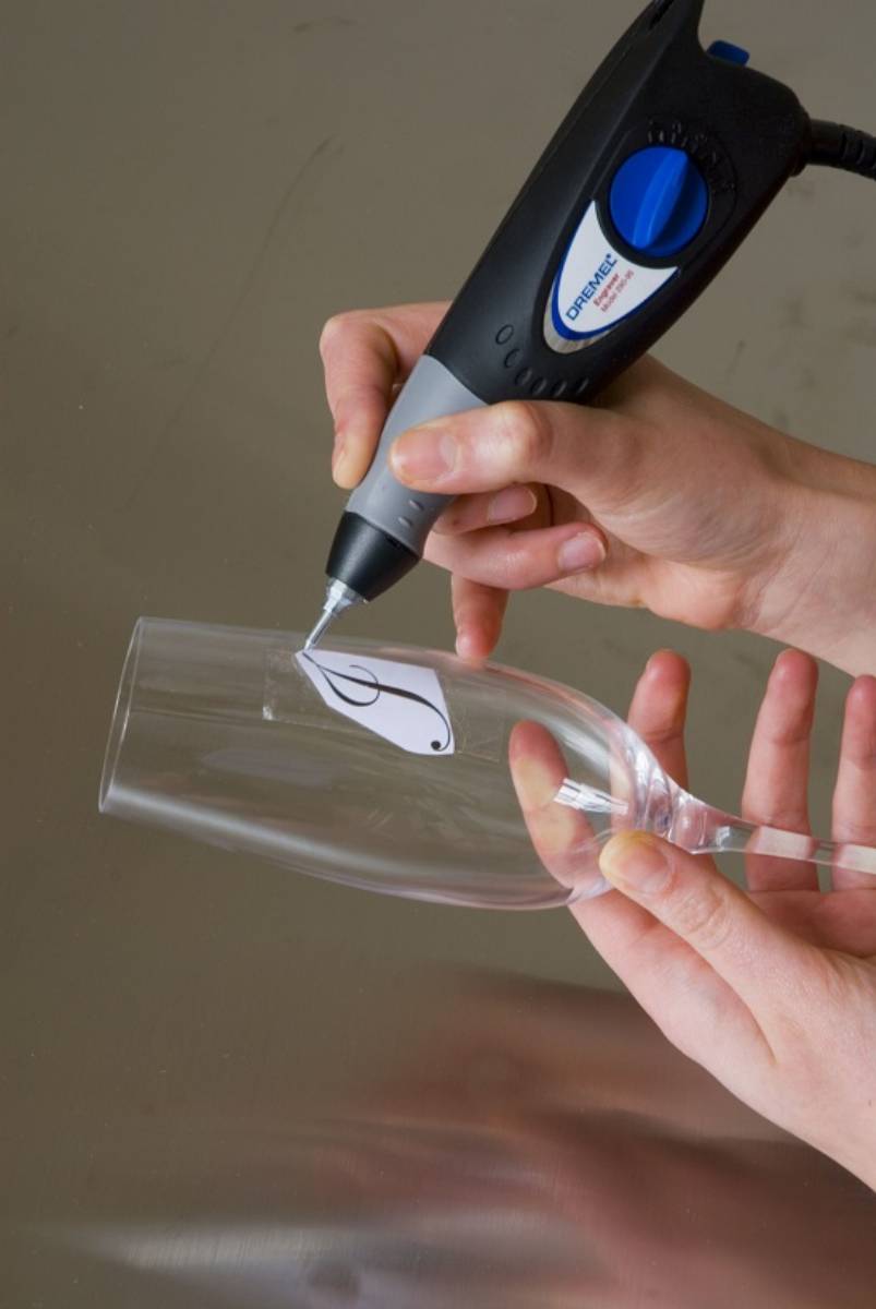 Krok 1 - kieliszki do szampana