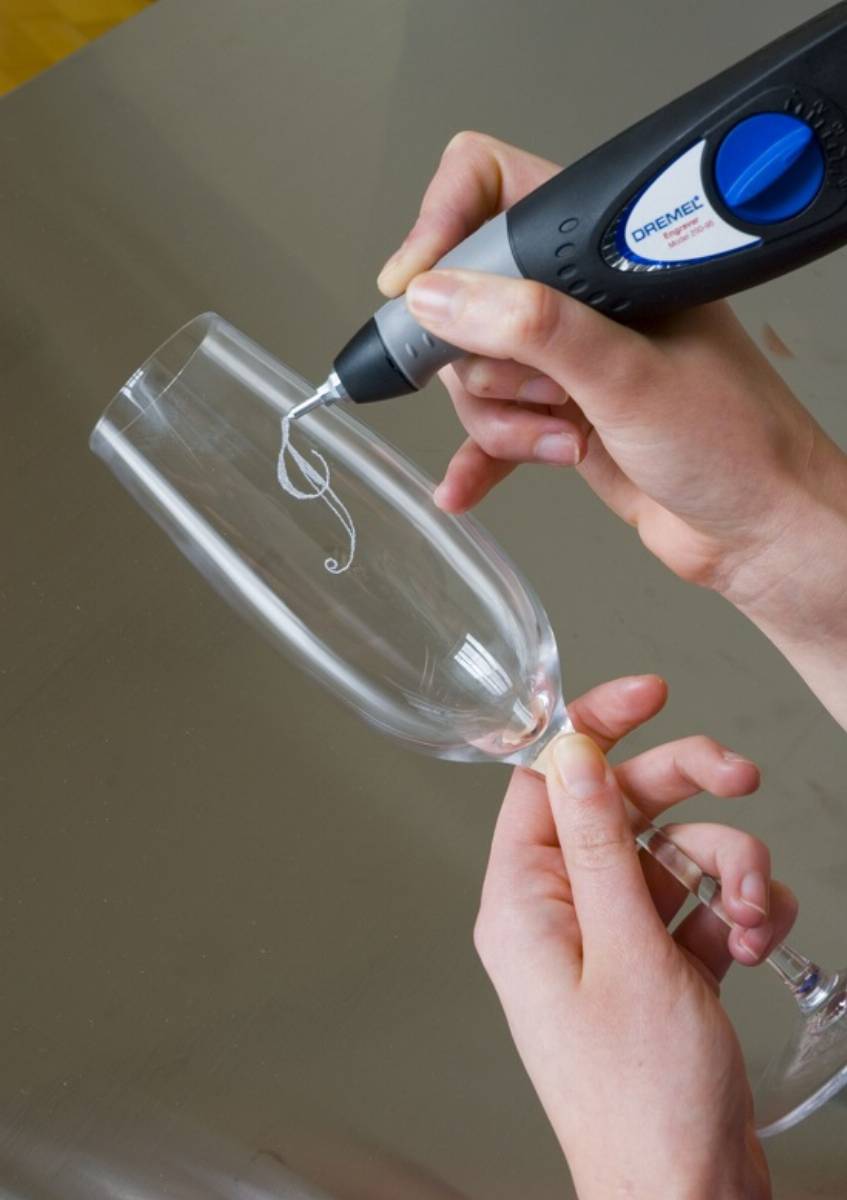 Krok 2 - kieliszki do szampana