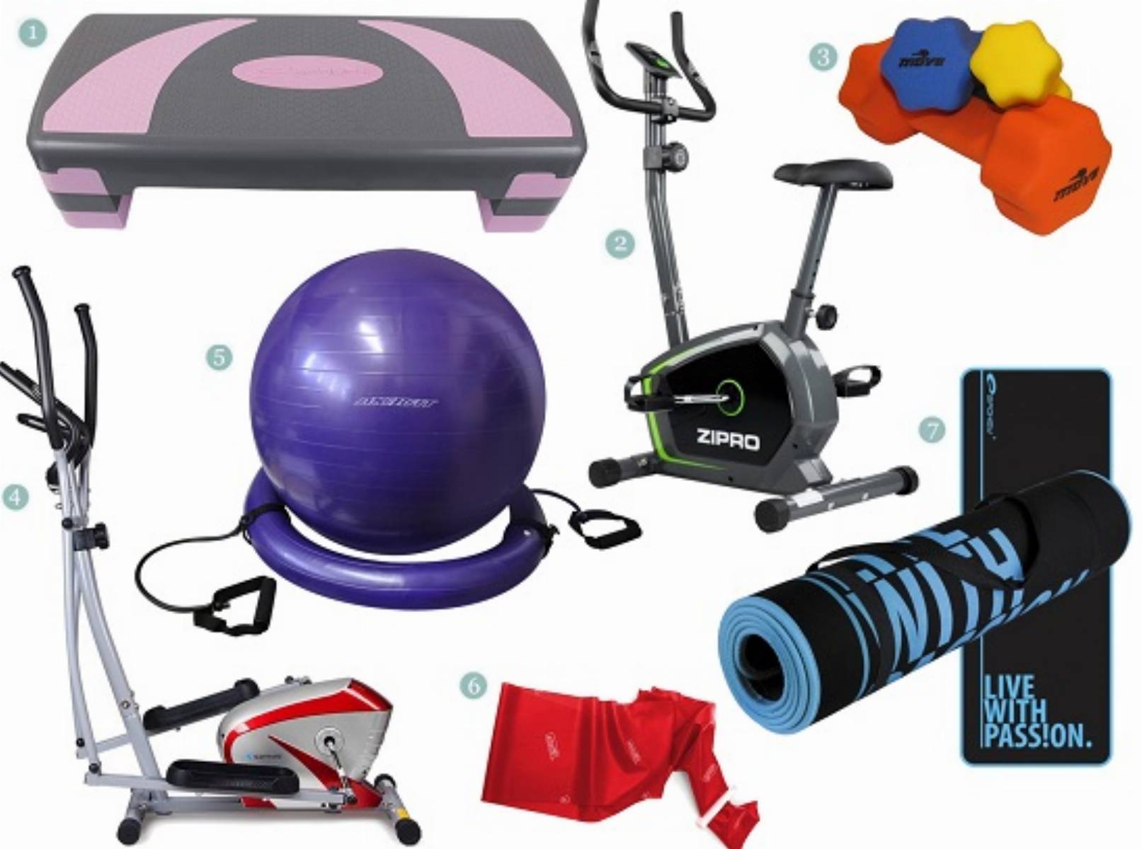 Przyrzady do fitnessu w domu