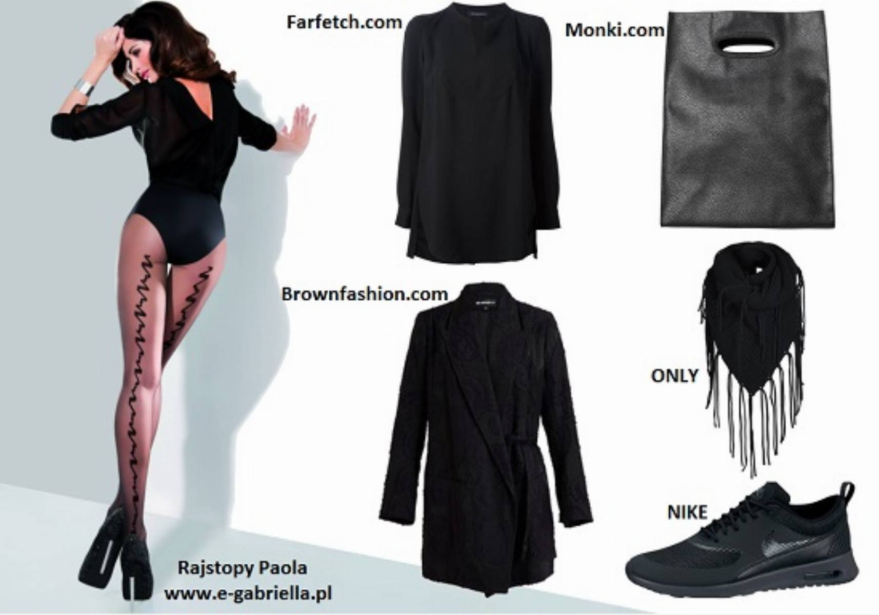 Trendy jesien 2014 - gleboka czern