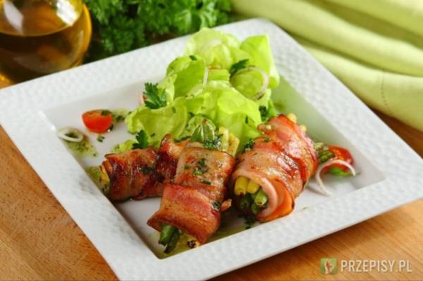 Knorr - fasolka szparagowa zawinieta w boczku