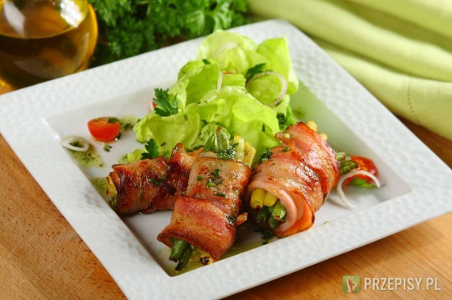 Knorr - fasolka szparagowa zawinieta w boczku