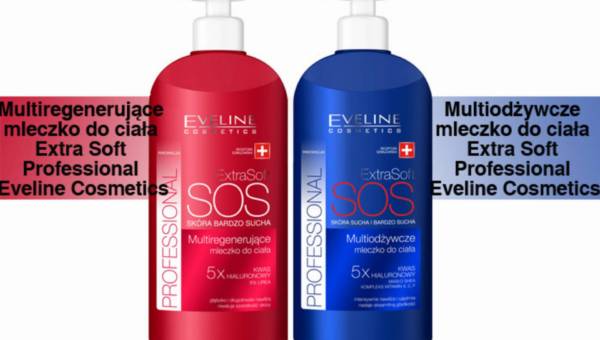 Nowość Eveline Cosmetics: mleczka do ciała z serii Extra Soft Professional
