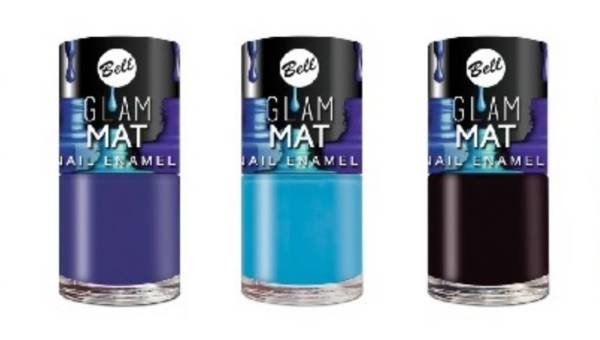 Matowe lakiery do paznokci Glam MAT marki Bell