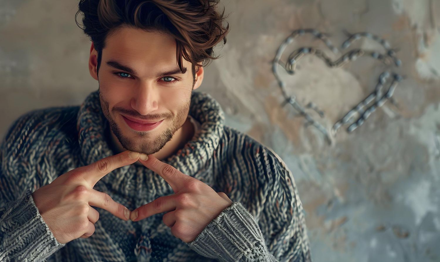 zakochany mężczyzna