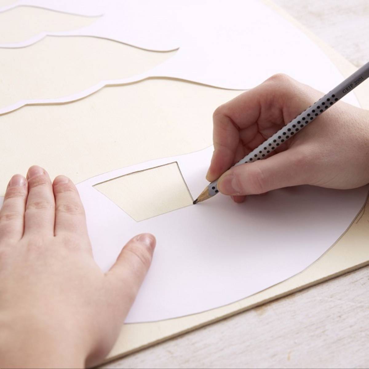 Swiateczna lampka Krok 1