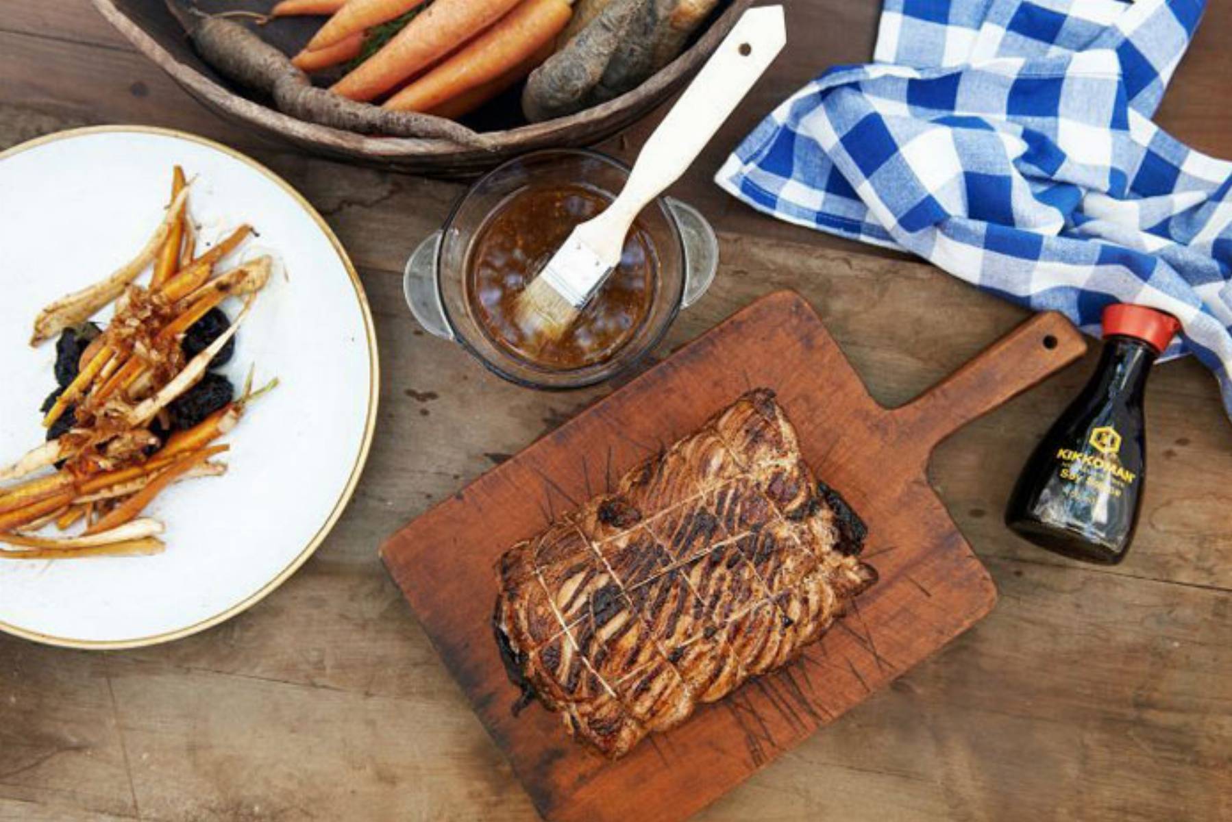 Pieczony_schab_ze_sliwka_Kikkoman