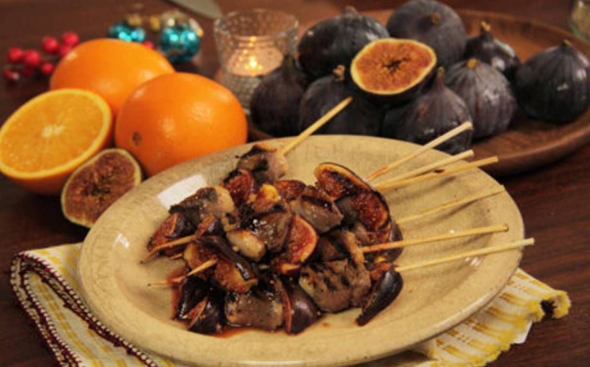 Szaszlyki z kaczka i figami_Ben Tish