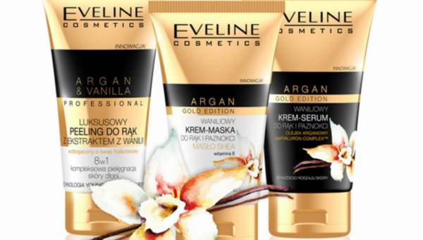 Nowość Eveline Cosmetics: Pielęgncja dłoni z luksusową Waniliową Linią ARGAN GOLD EDITION