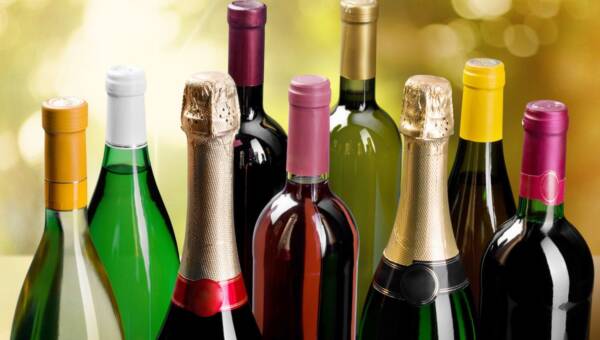 Butelki wina