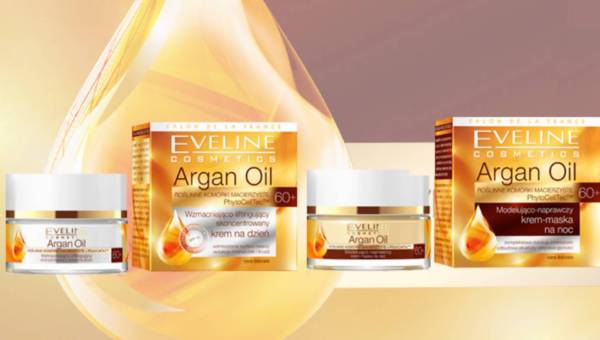 Kuracja naprawcza z kremami 60+ Argan Oil Eveline Cosmetics