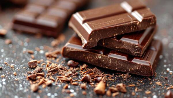 Pęknięte tekstury tabliczki czekoladowej