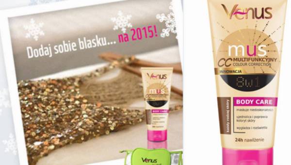 Karnawałowy blask: VENUS -Multifukcyjny mus CC 8w1 poprawiający koloryt skóry