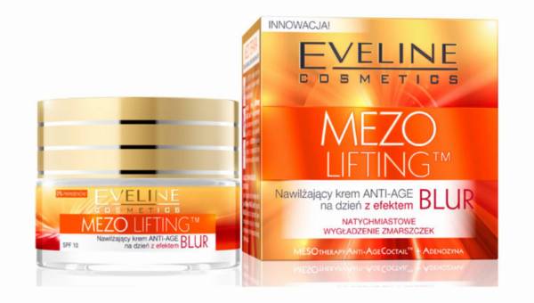 MEZOLifting od Eveline Cosmetics: Nawilżający krem ANTI-AGE na dzień z efektem BLUR