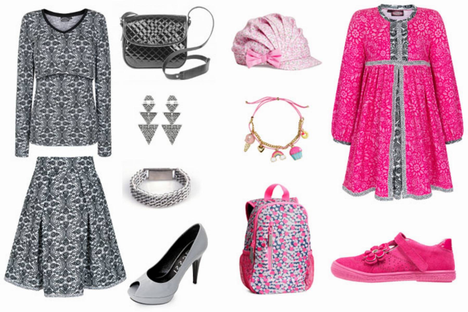 Stylizacje dla mamy i córki - Z wizytą u przyjaciół