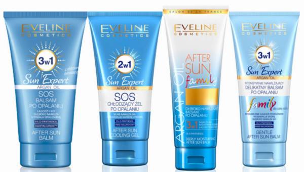 Balsamy po opalaniu z serii Argan Oil i Sun Expert od Eveline Cosmetics