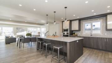 kuchnia z lampami led