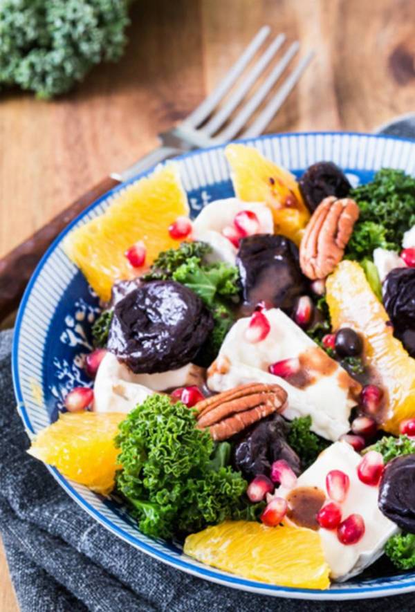 sałatka z jarmużem