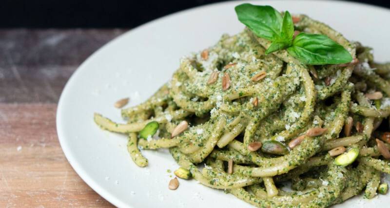 Makaron ze szpinakiem przepis