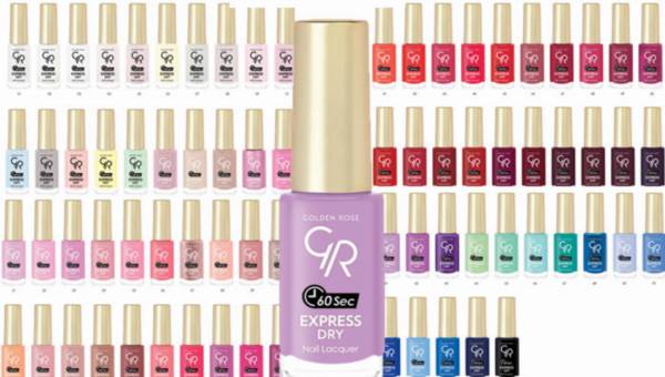 Nowość: Express Dry Nail Lacquers Golden Rose – nowe lakiery schnące w 60 sekund