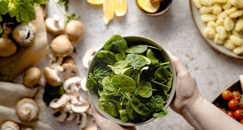 Przepis na makaron ze szpinakiem