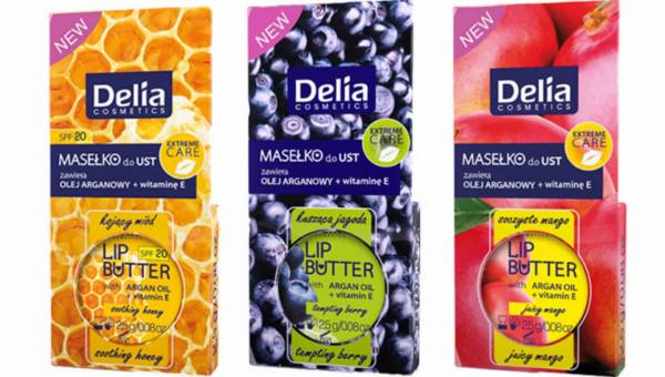 Pielęgnujące masełka do ust DELIA COSMETICS