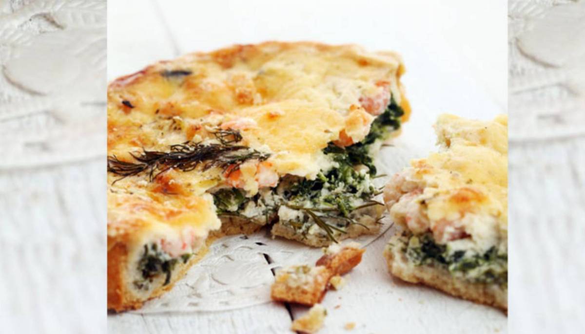 Dla wegetarian: Tarta z fenkułem i łososiem