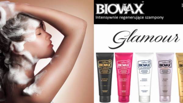 Intensywnie regenerujące szampony – linia Biovax Glamour L’biotica