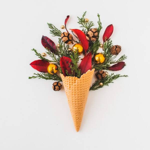 Jesienny bukiet z liści