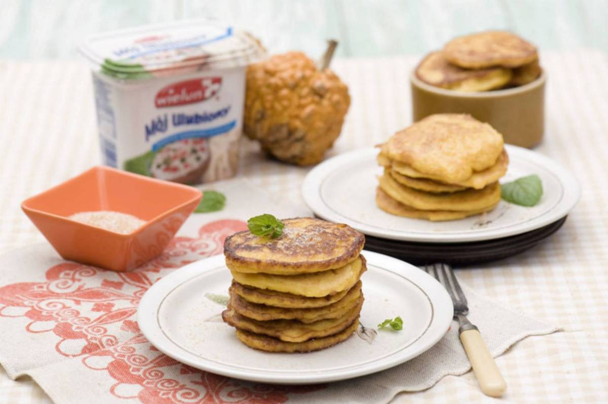 Łatwe placuszki dyniowo-twarożkowe