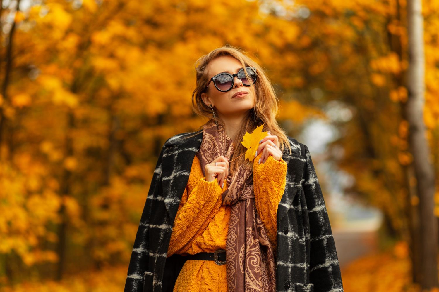 jesien-dziewczyna