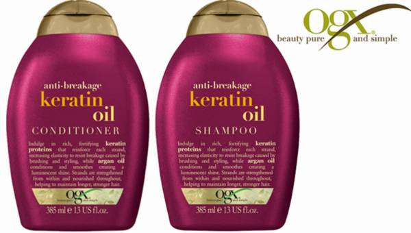 Szampon i odżywka Organix Anti-Breakage Keratin Oil